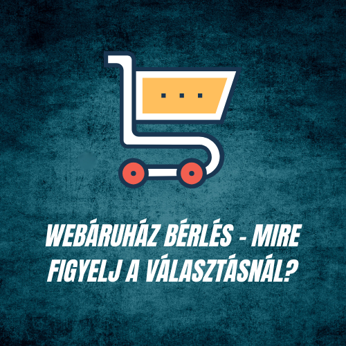 Webáruház bérlés – mire figyelj a választásnál