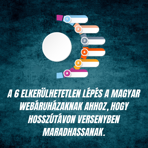 A 6 elkerülhetetlen lépés a Magyar webáruházaknak ahhoz, hogy hosszútávon versenyben maradhassanak.