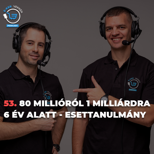 53. 80 millióról 1 milliárdra 6 év alatt – Esettanulmány